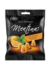 Мармелад жевательный со вкусом апельсина и ментола Mentina 90г
